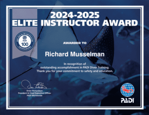 EDITED Certificate 100-2025 DIMX 100 Elite PADI Instructor