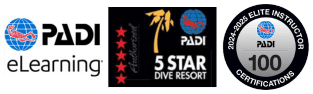 PADI 5-Star Dive Resort Badge PADI 5-Star Dive Resort Badge